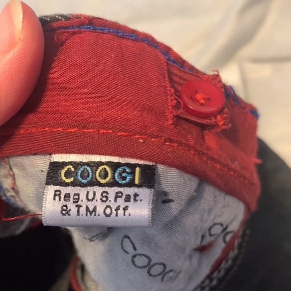 Coogi black charcoal jeans straight baggy embroidered size 6 - Picture 8 of 9